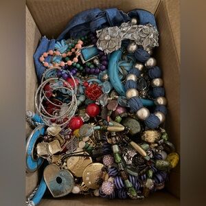5+ lbs vintage jewelry wear, gift, craft